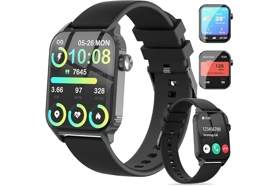 Smartwatch for Men: 120 Sports Modes, Alexa & Heart Rate Monitor